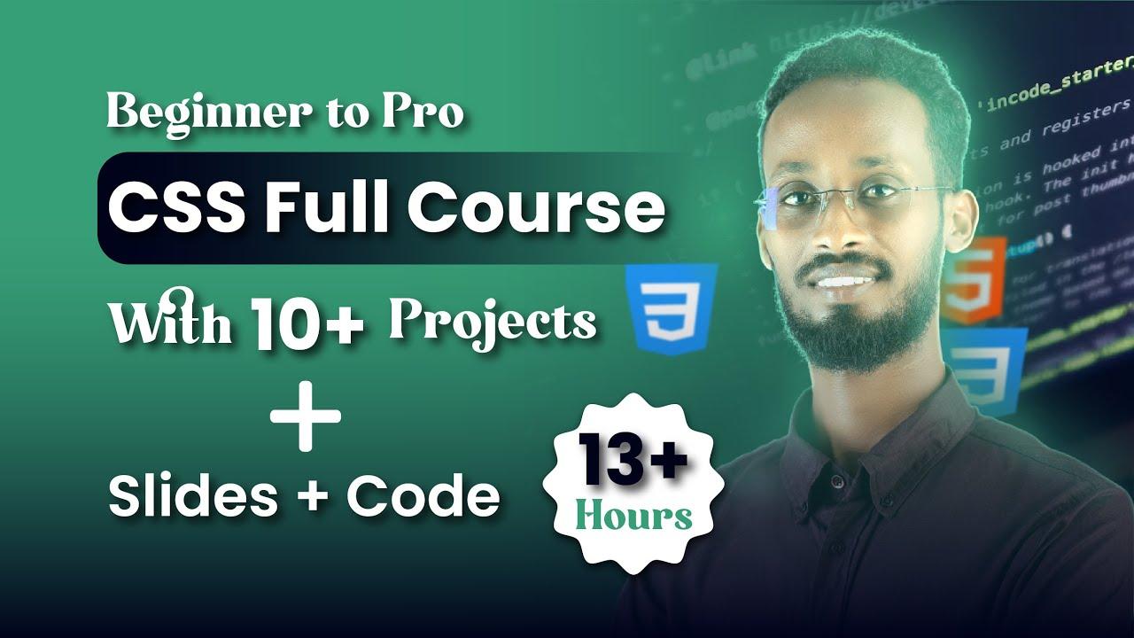 CSS Full Course in Somali - Beginner to Pro